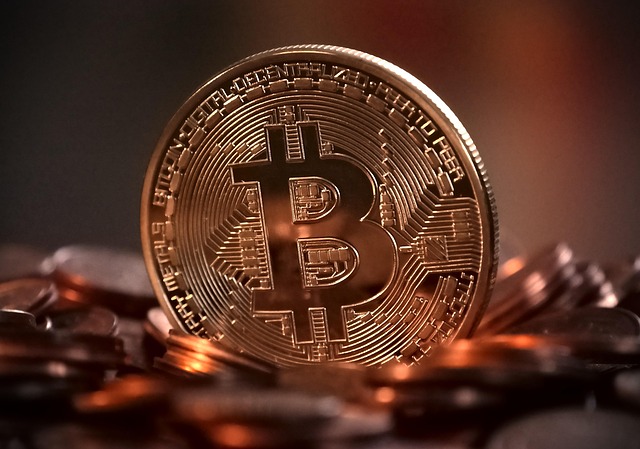 Blockchain-Technologie im Hintergrund